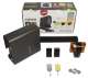 Moovo LN432KM Kit motorisation portail coulissant compatible solaire - 5 m de long et 300 kg max - 2 télécommandes, feu clignotant, cellules et 4m crémaillères inclus