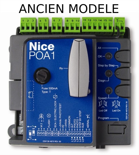 Carte De Commande Moteur Portail NICE SPPOA1 PP7024 - Pièce Neuve