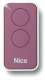 NICE INTI2L Tlcommande miniature 2 canaux 433.92 Mhz Rolling-code - Lilas