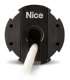 NICE E MK 5012 E MK 5012 : moteur filaire tubulaire 50 Nm / 12 tr/min fin de course mécanique, frein électromécanique et câble alimentation en caoutchouc de 1.5m