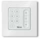 NICE DOMI W6 Tlcommande radio Nice DOMIW6 mural bidirectionnel, 6 canaux avec touche pour tat automatisme permet la commande de 6 groupes en mode individuel, de groupe ou centralis des volets roulants et des stores. 
