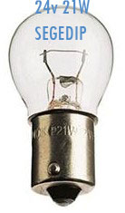  Fiche produit 400243 - SEGEDIP 041A0079 Lampe poirette 24 v  21 w pour voyant
