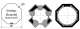 SOMFY 9410418 Roue & couronne tube Octo 60 IMBAC ou BUBENDORFF pour moteur diamètre 50