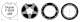 SOMFY 9001473 Adaptation Moteur avec 2 bagues : DEPRAT F5039 Diam. LT 50 - 89 mm