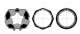 SOMFY 9001474 Adaptation Moteur : ZF 80 Diam 80 pour Moteurs Diam. 50