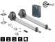 SOMMER Twist 200 E2 Kit complet pour portails  battants  2 vantaux capot et boitier de commande gris anthracite + 2 tlcommandes