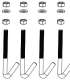 V2 able YKT125 Ensemble fixations moteur ATYROS, FORTECO